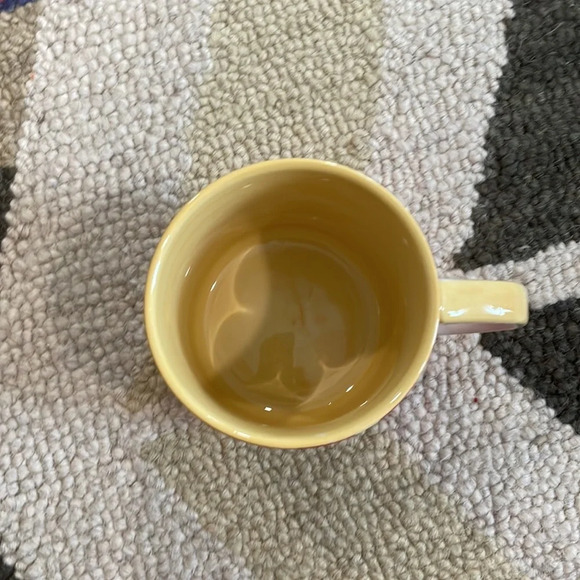 ANTHROPOLOGIE Monogram Lottie Mug Red, Orange, Yellow letter “G” - Picture 5 of 6